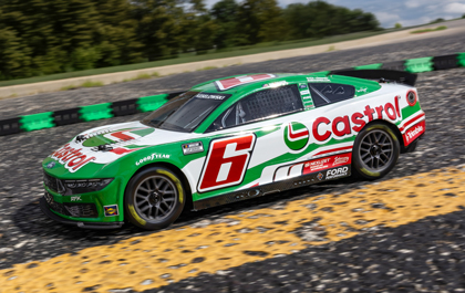 OFFICIALLY LICENSED for the Losi 1/12 NASCAR Brad Keselowski No. 6 2026 Castrol Ford Mustang