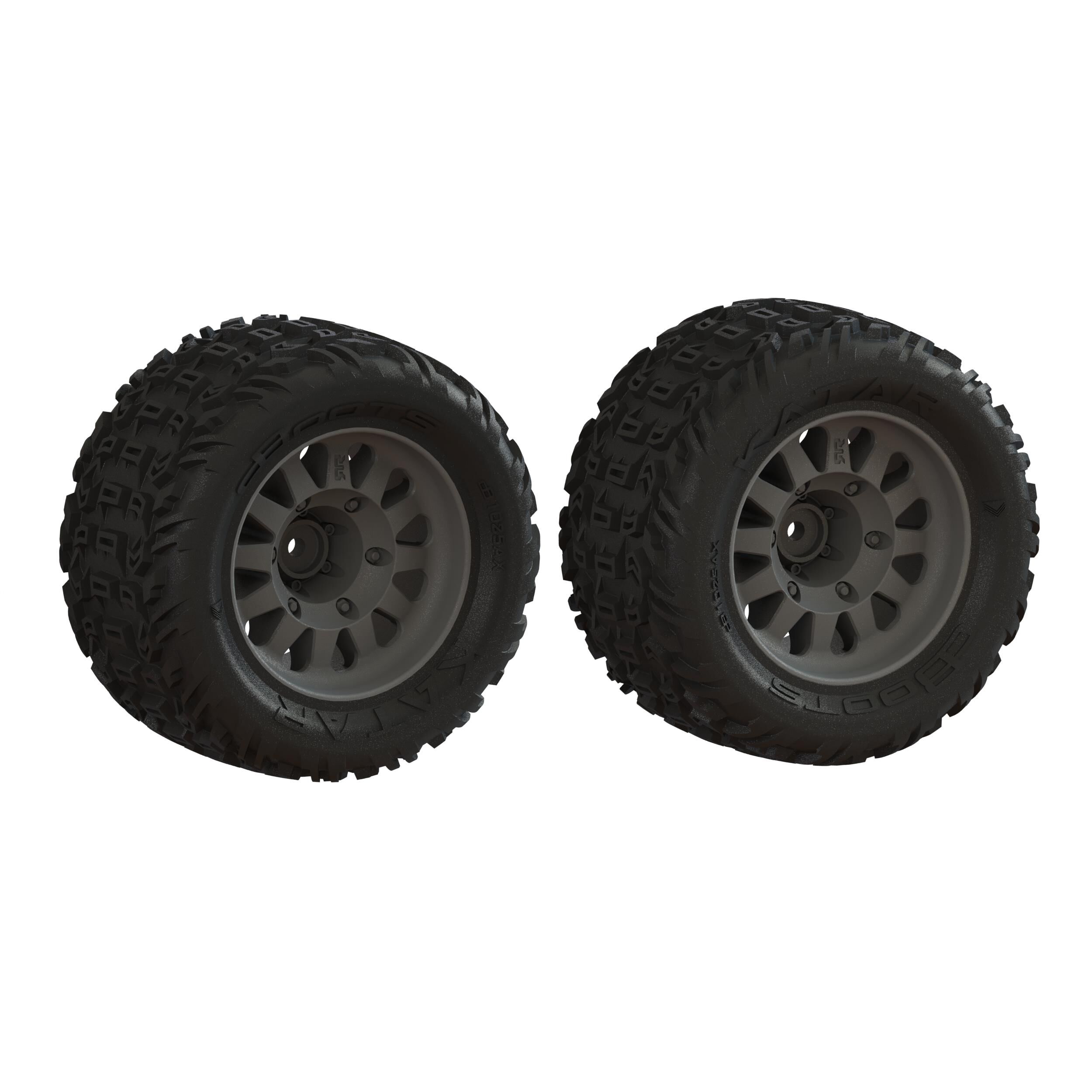ARRMA dBoots 'Katar' Tire Set Glued (2)-ARA-1553