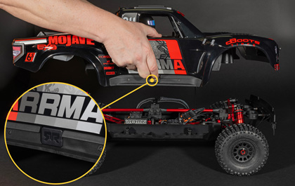NEW AGGRESSIVE EXB BODY DESIGN for the ARRMA 1/7 MOJAVE 4X4 6S EXB Ready to Run RC Desert Truck