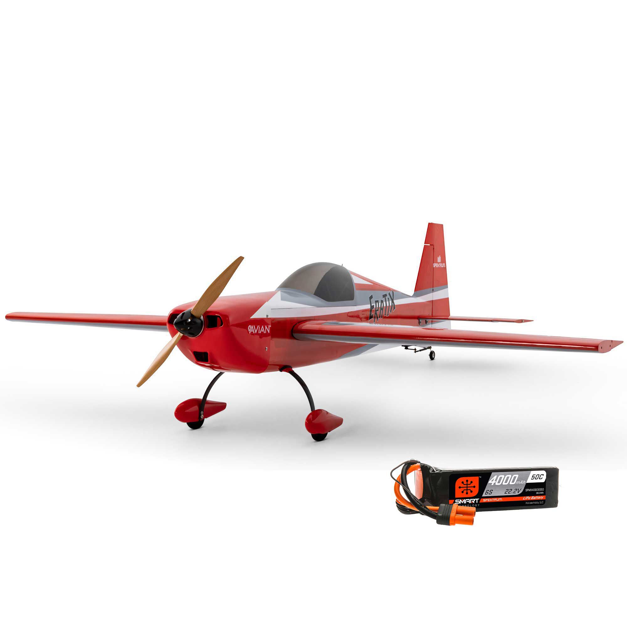 E-flite Eratix 3D SWS 1600mm BNF Basic w/ Spektrum 6S 4000mAh 50C Battery-EFL-13350CB