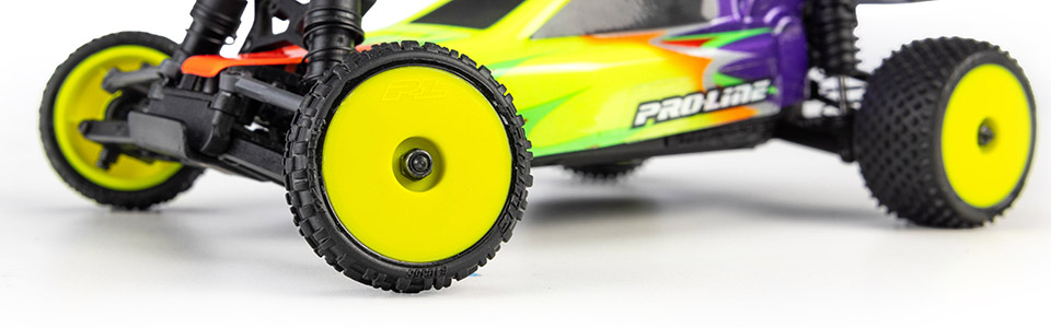 Race Day Ready for the Pro-Line 1/24 Wedge Front and Prism Rear Carpet Tires