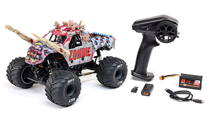 FULLY READY-TO-RUN for the Losi 1/18 Mini LMT Zombie RC Monster Truck