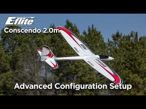 E-flite Conscendo 2.0m - Advanced Configuration Setup (full-span aileron and crow)