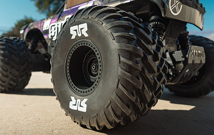 GROUND-GRIPPING TRACTION for the ARRMA 1/8 QUAKE 4S DSC 4X4 Ready-To-Run Brushless Monster Truck