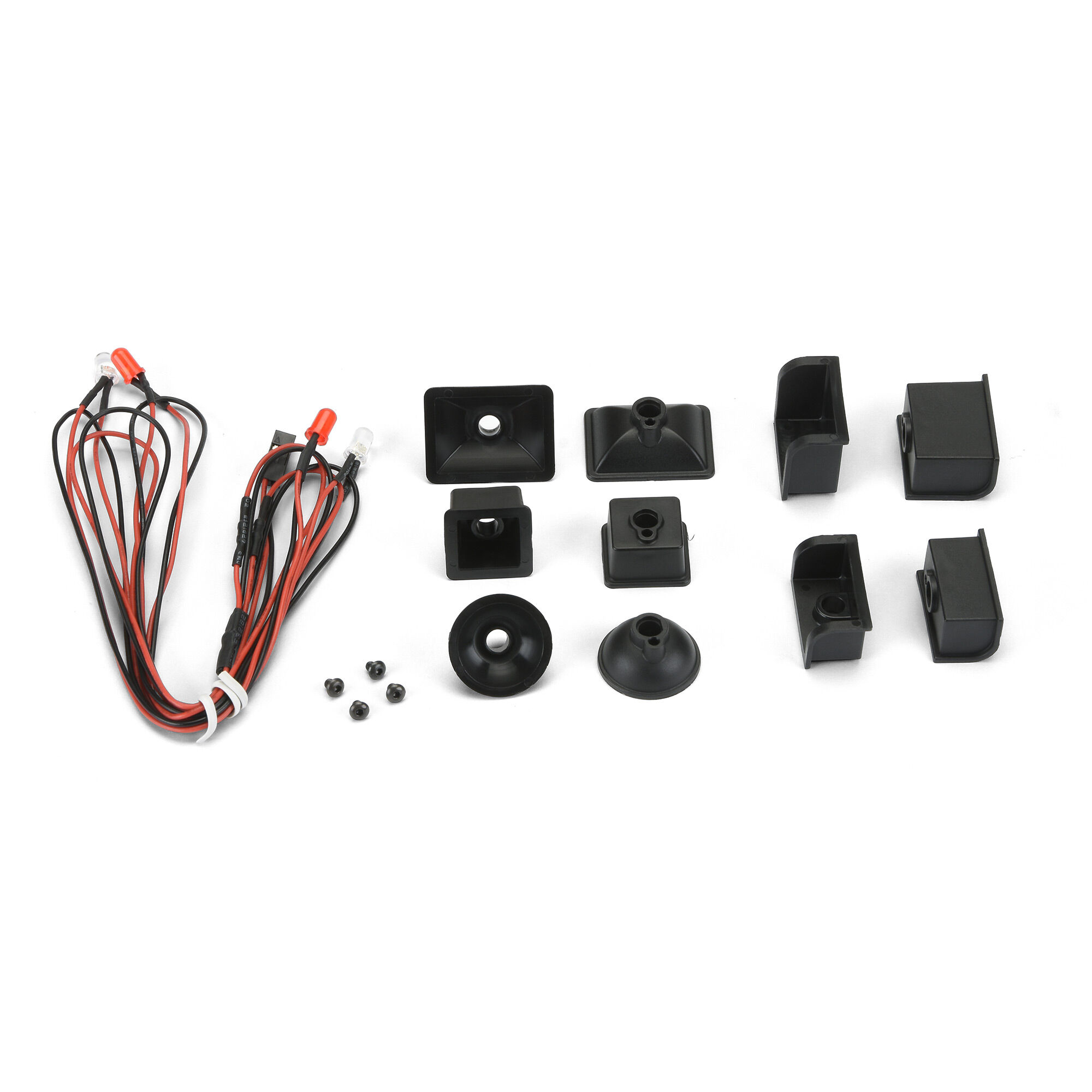 Pro-Line Racing 1:10 Universal LED Headlight & Tail Light Kit for Crawler Bodies-PRO631700