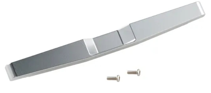BATRAZZI CNC Aluminum Front & Rear Bumper Set for FMS FCX18II F100 Silver (Rear Bumper)-BTZ1178SL