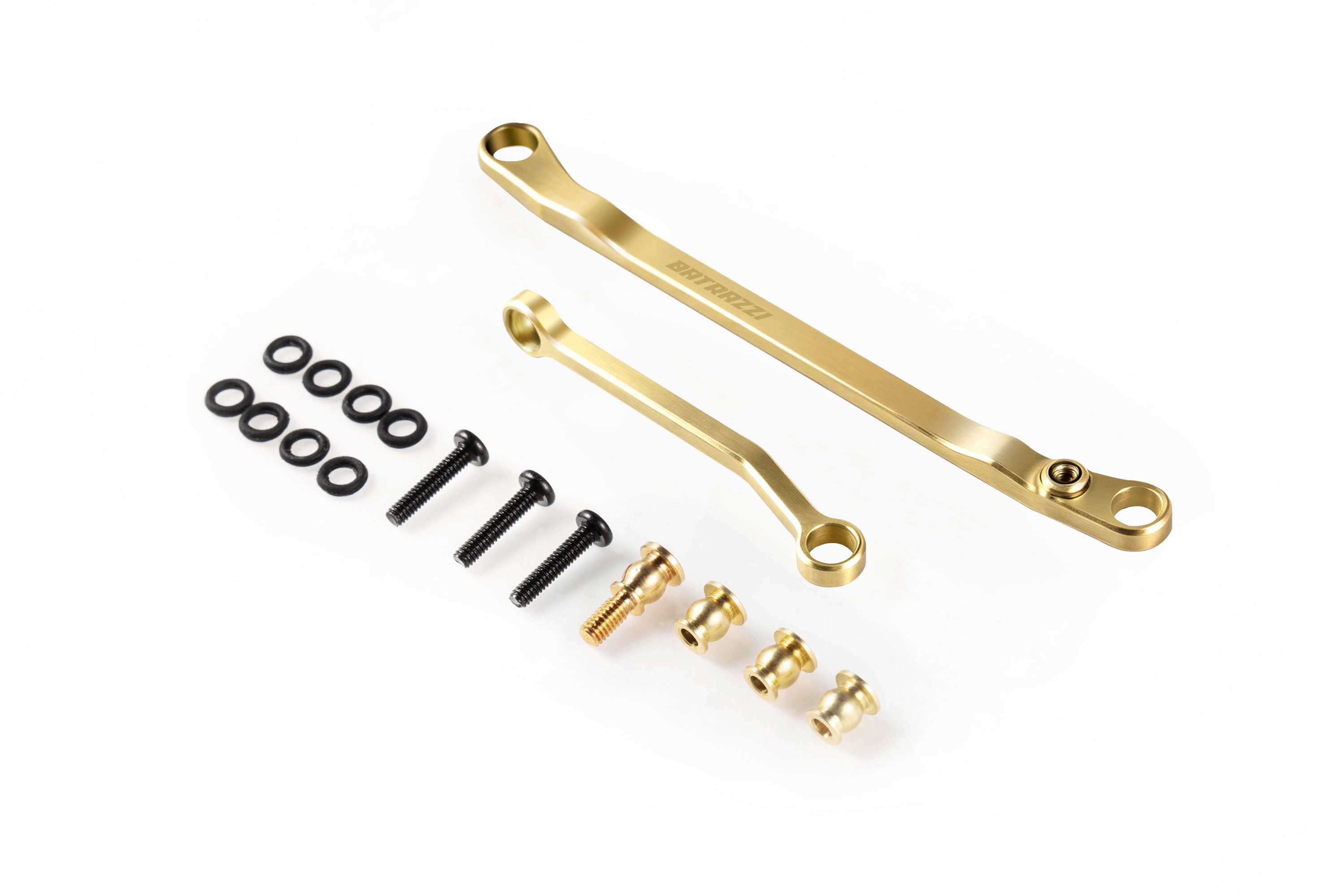 BATRAZZI Brass Steering Link Set for FMS FCX18II-BTZ1186GD