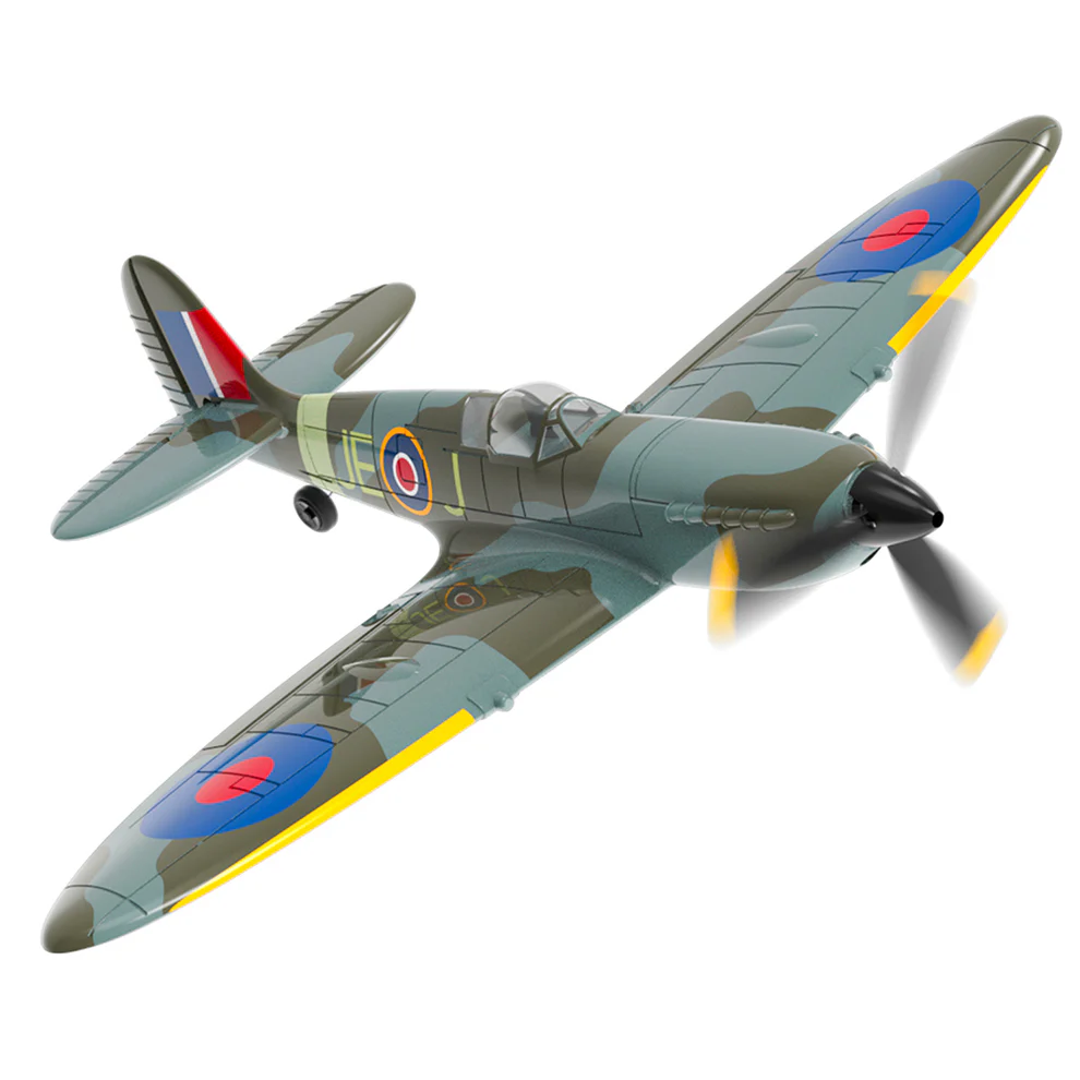 VOLANTEXRC Spitfire 400mm RTF/PNP RC Warbirds Micro RC Plane 4CH w/ Gyro 15.7''-76112