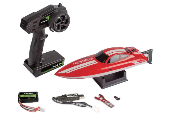 Rage R/C - LightWave Electric Micro RTR Boat-RGRB1132/RGRB1133