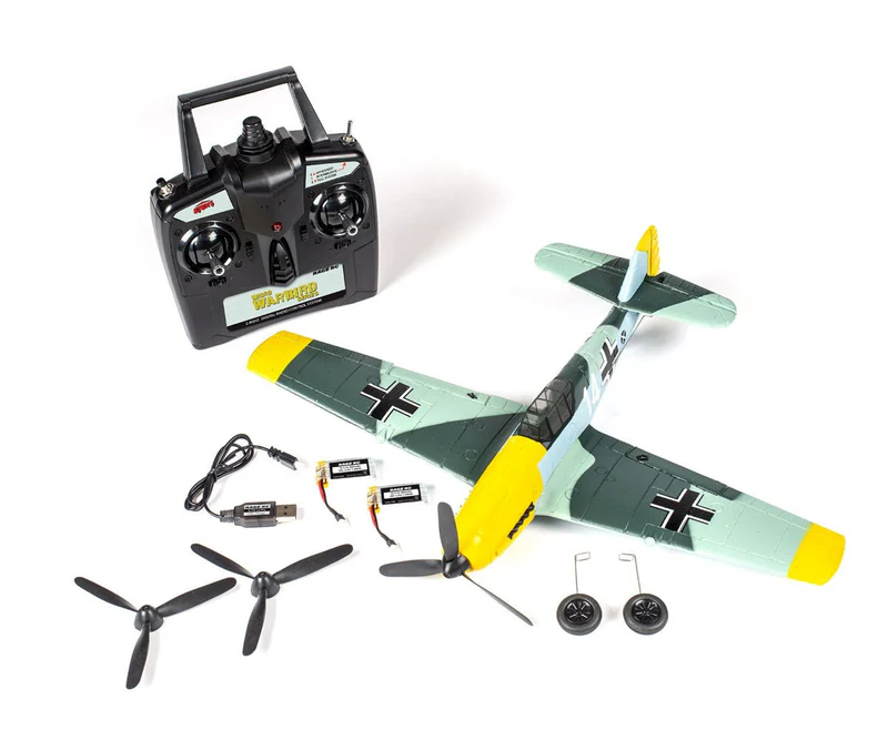 Rage R/C - Messerschmitt Bf 109 Micro RTF Airplane with PASS (Pilot Assist Stability Software) System-RGRA1304V2