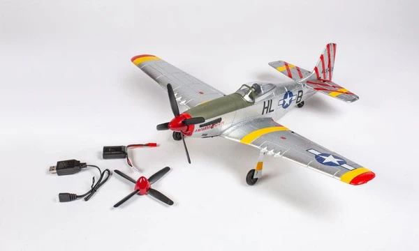 Rage R/C - P-51D Mustang 500mm Brushless RFT (Ready-for-Transmitter) Warbird with PASS System-RGRA1601