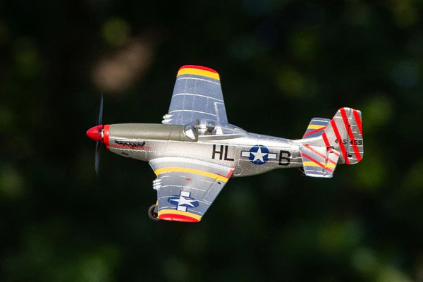 Rage R/C - P-51D Mustang 500mm Brushless RFT (Ready-for-Transmitter) Warbird with PASS System-RGRA1601
