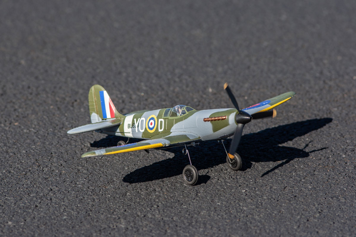Supermarine Spitfire Micro RTF Airplane with PASS (Pilot Assist Stability Software) System