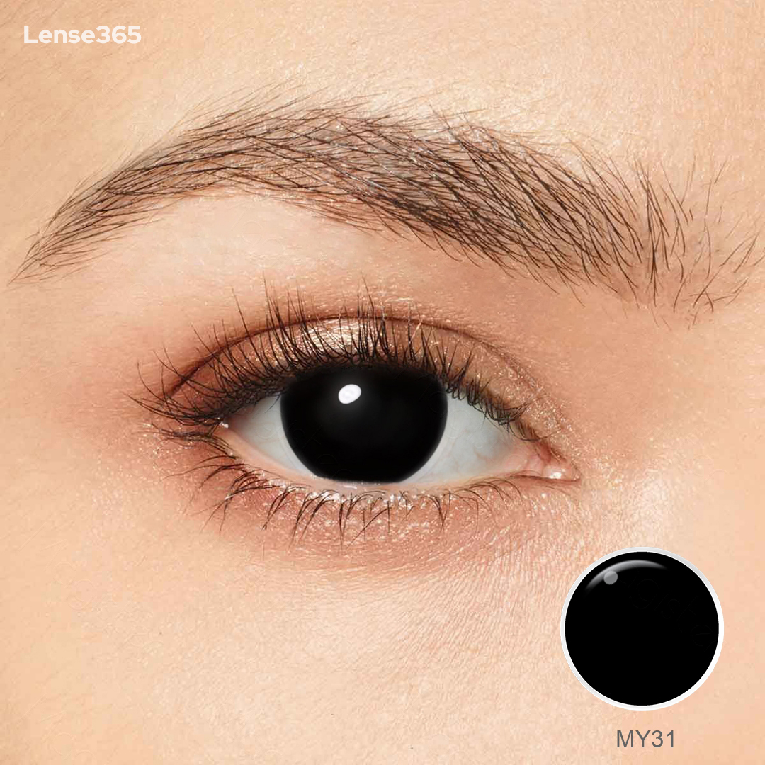 Lense365 Blind Black Cosplay Colored Contact Lenses