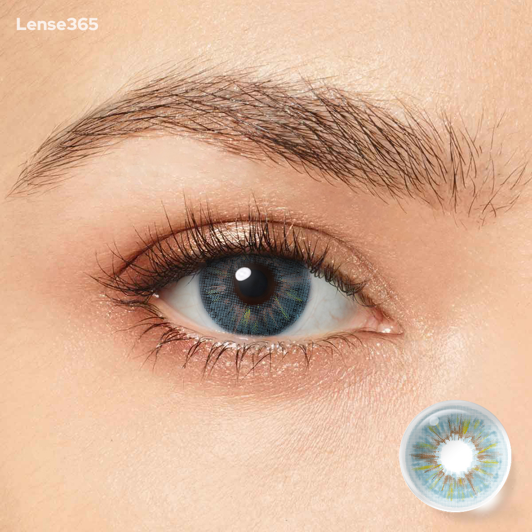 Lense365 Broadway Allure Blue Colored Contact Lenses