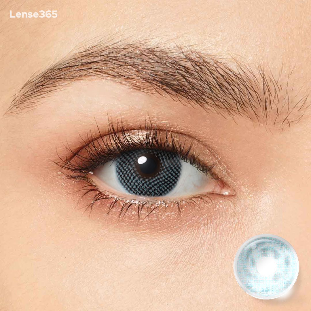 Lense365 Broadway Aque Blue Colored Contact Lenses