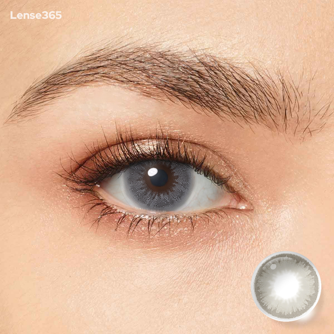 Lense365 Diamond Gray Shadow Colored Contact Lenses