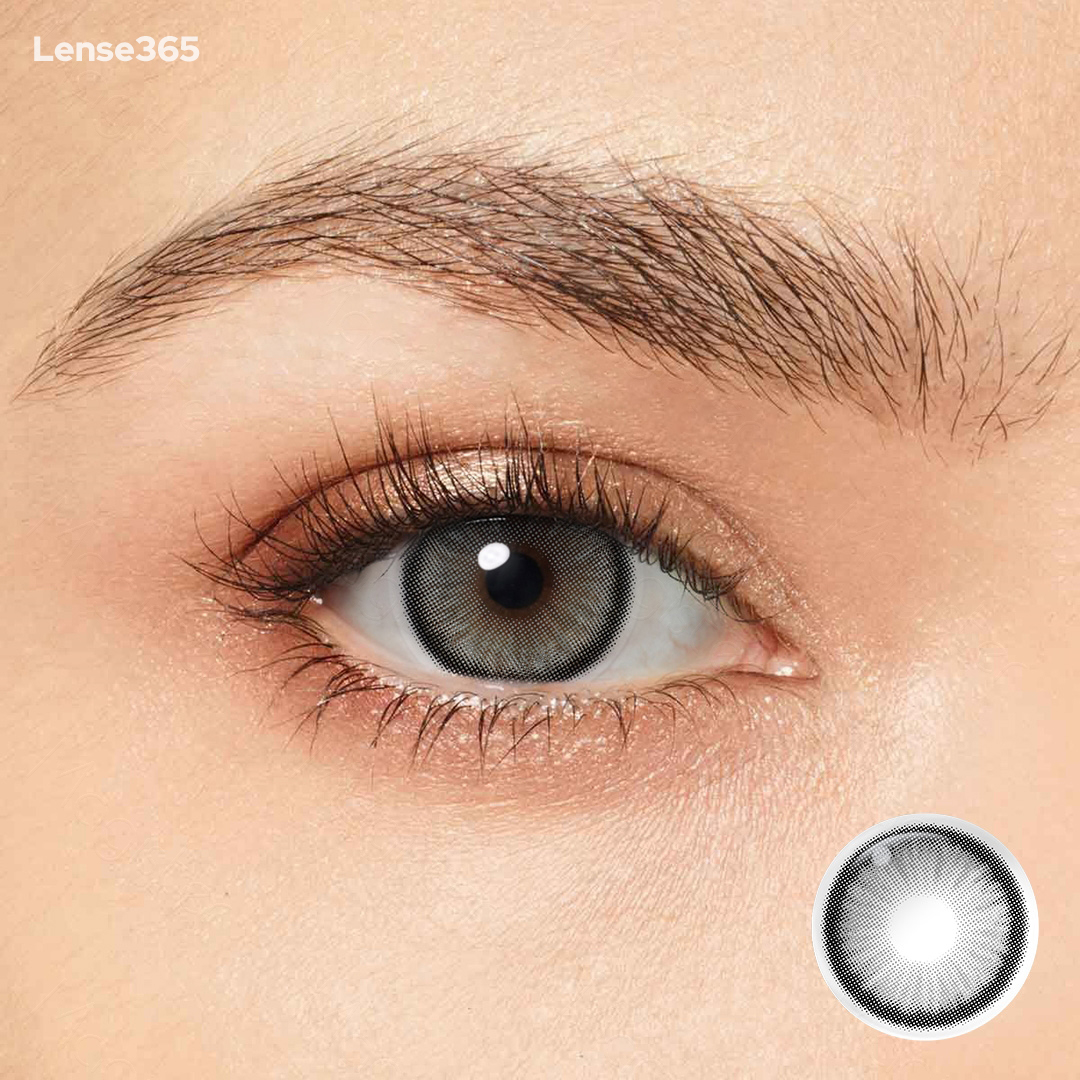 Lense365 Diamond N Allure Gray Colored Contact Lenses