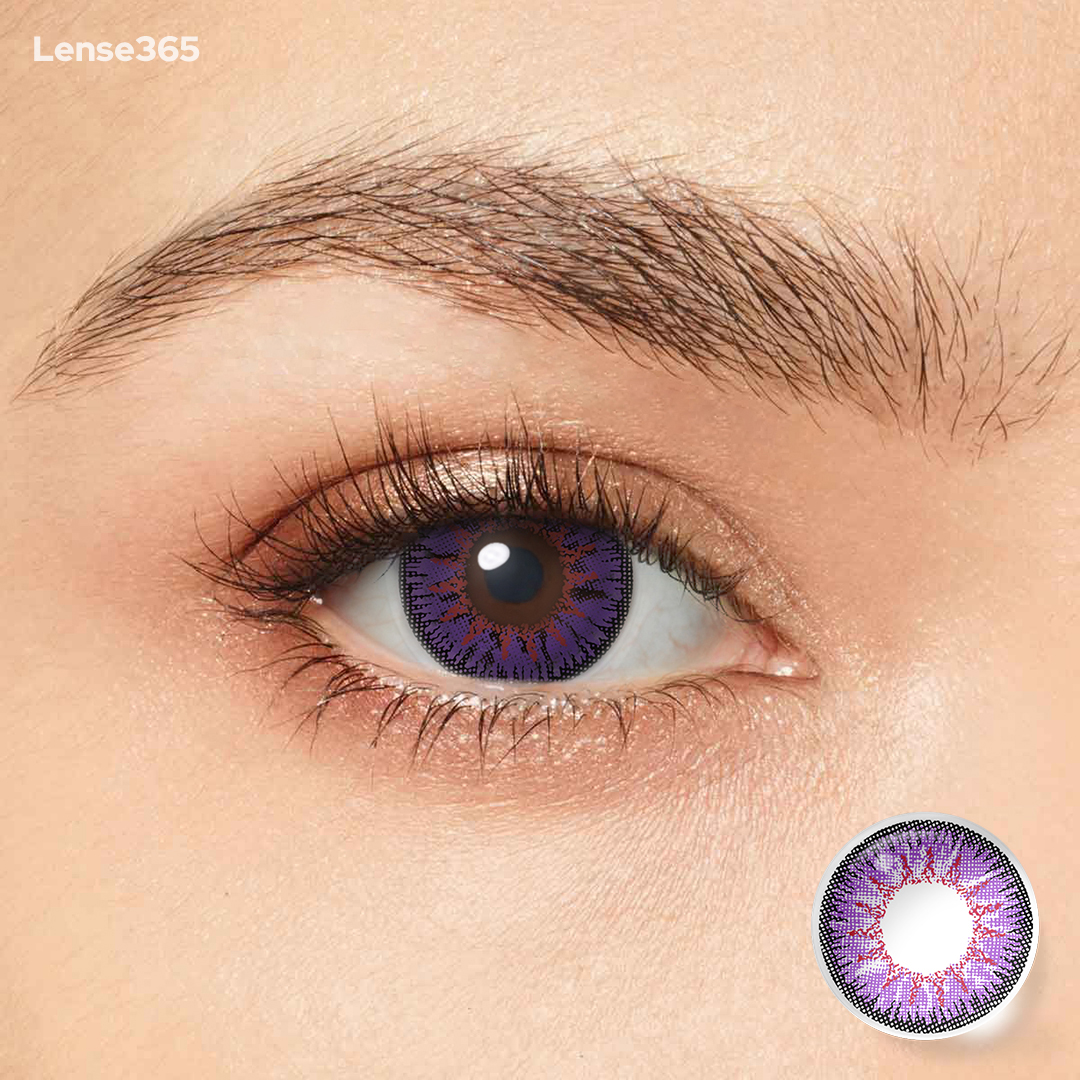 Lense365 Nonno Violet Colored Contact Lenses