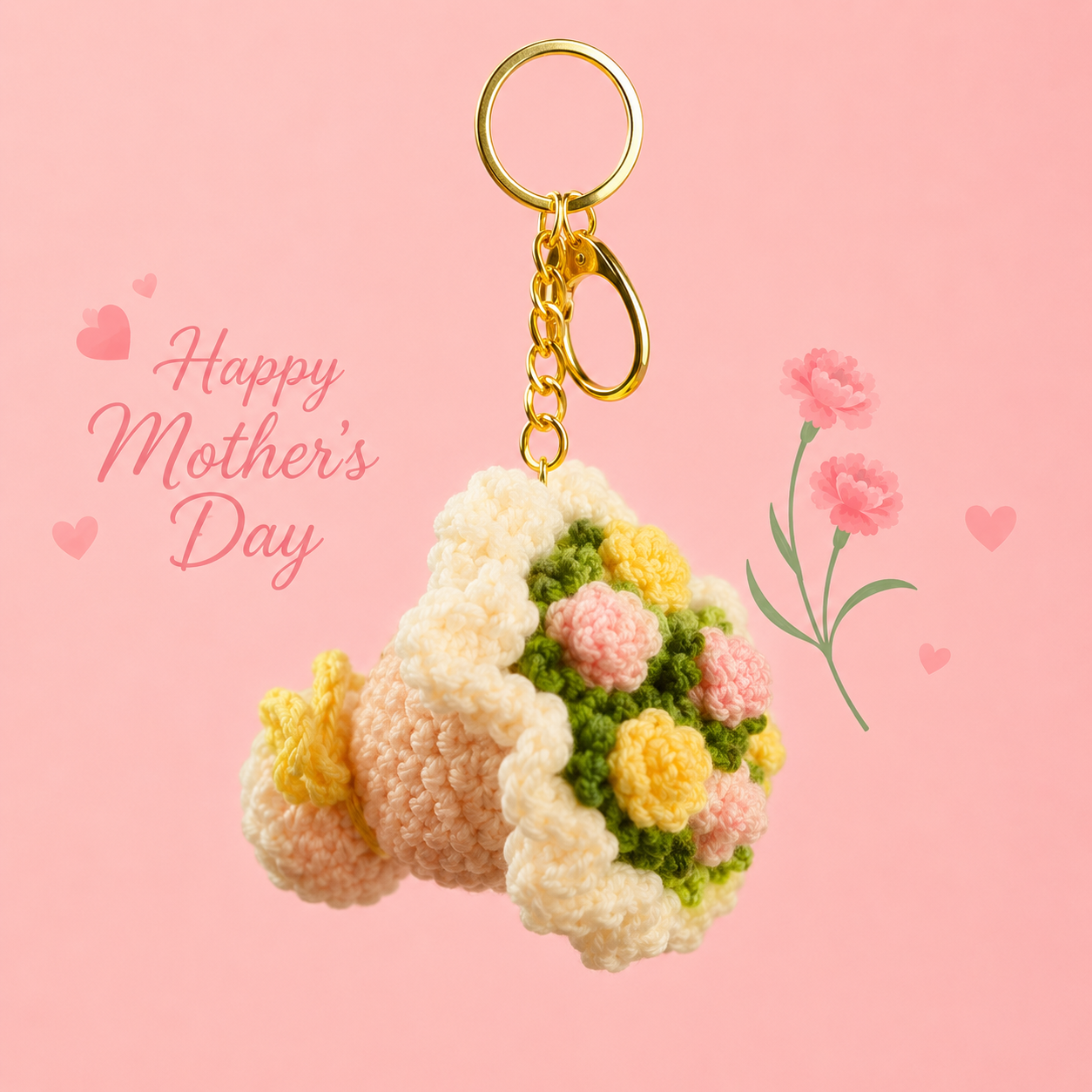 Bouquet keychain