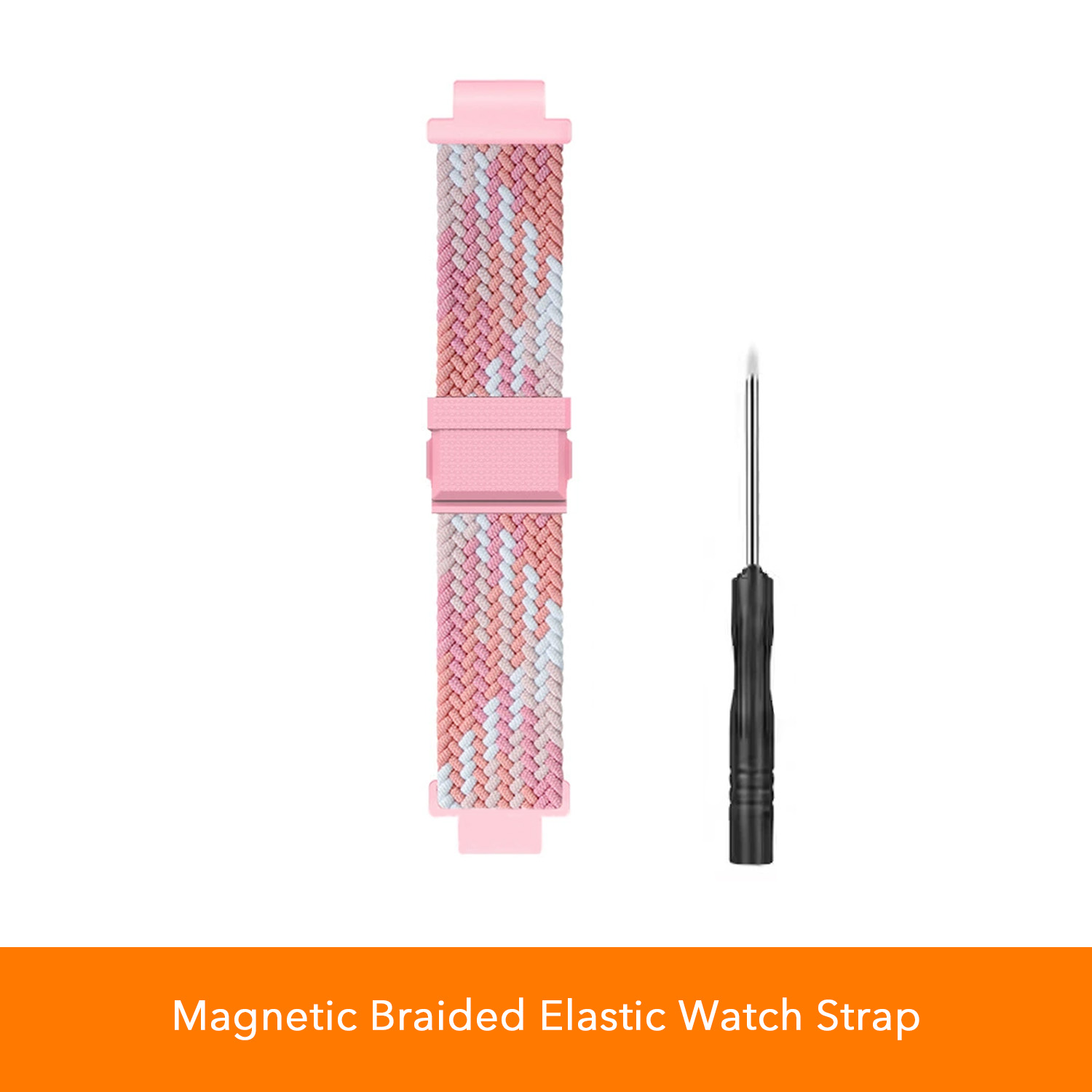 Magnetic Braided Elastic Watch Strap