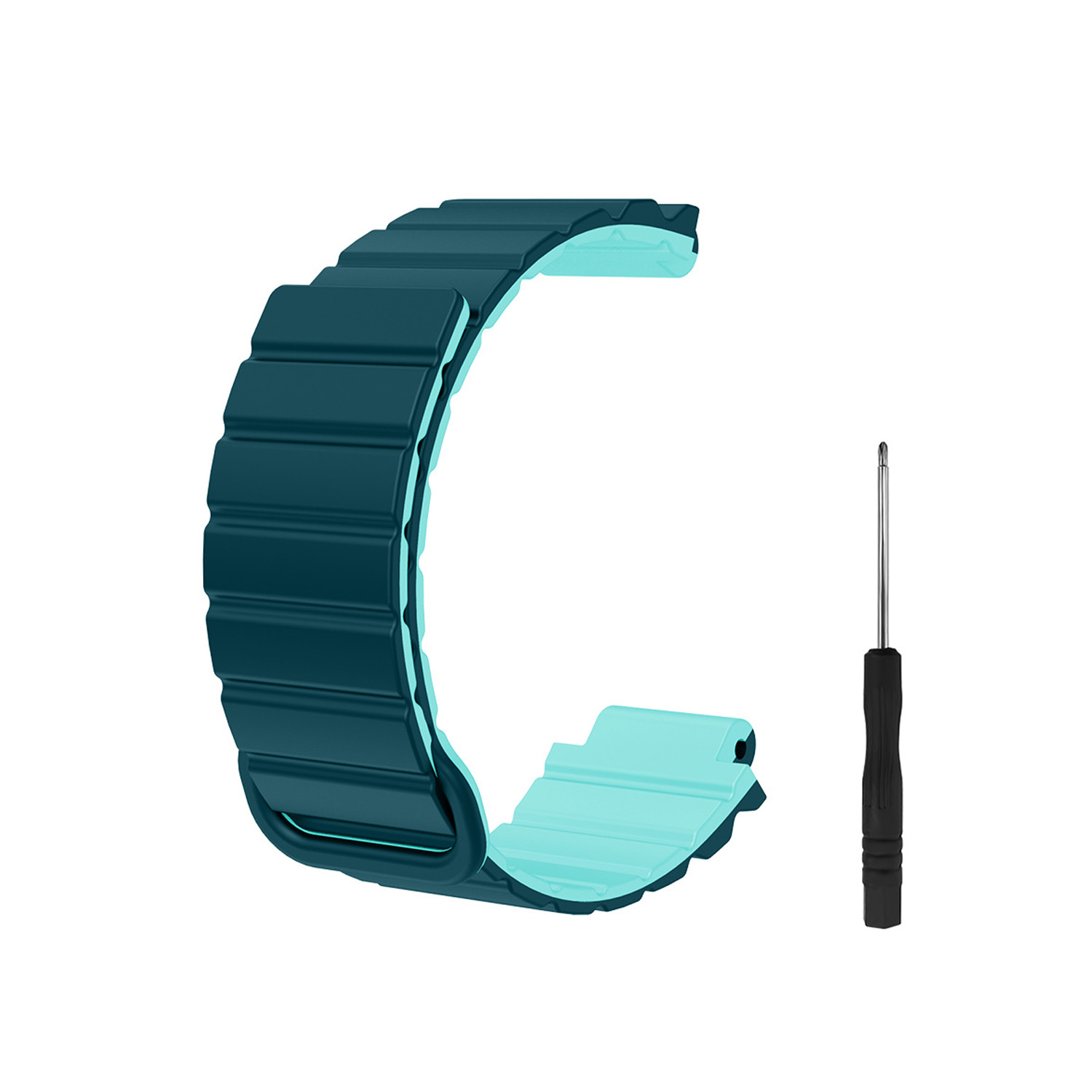 Magnetic Clasp Soft Silicone Strap for imoo Watch Phone Z1/Z6/Z7