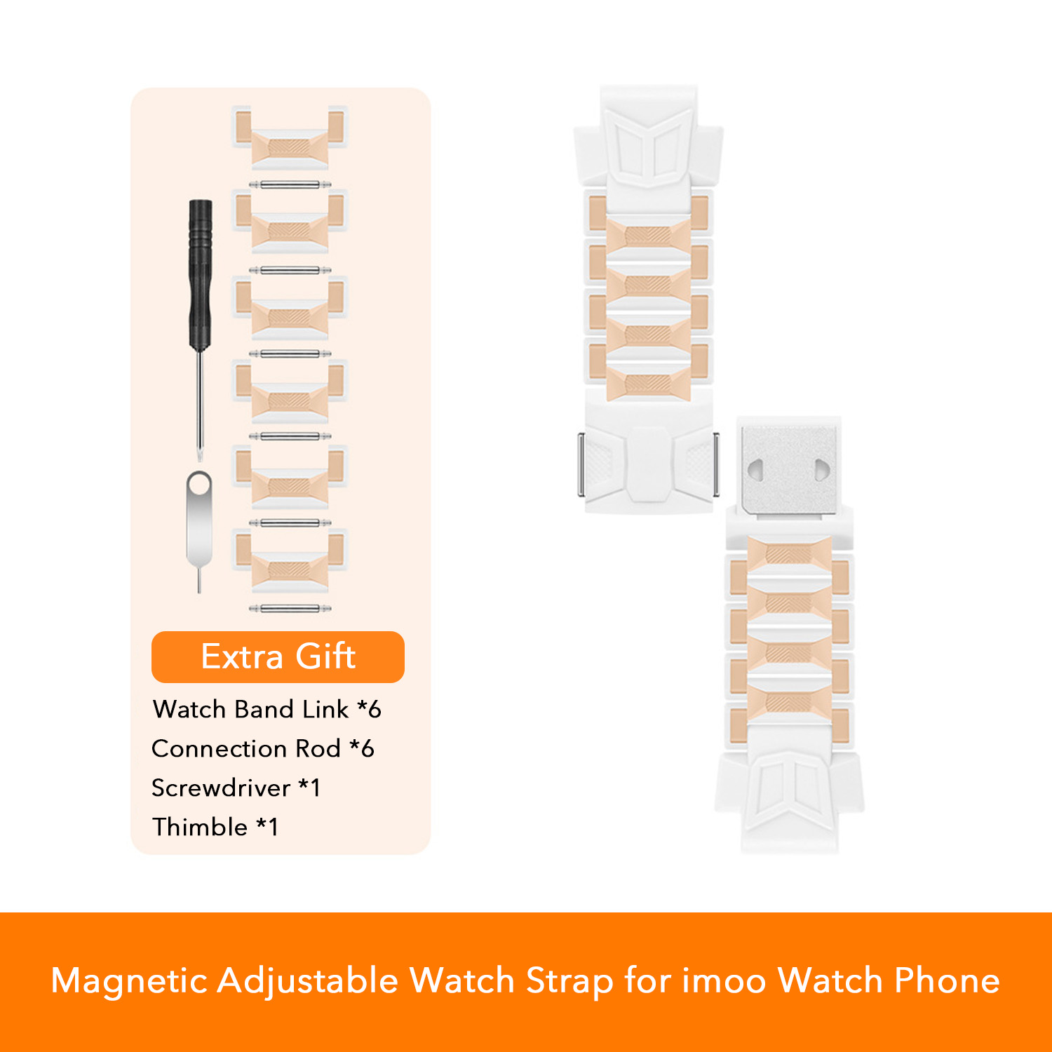 Magnetic Adjustable Watch Strap