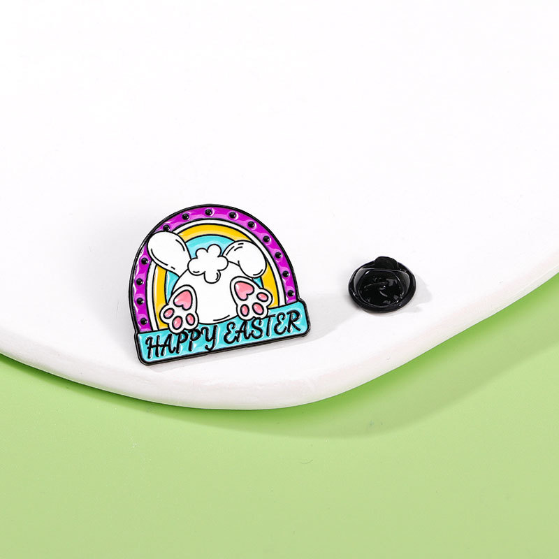 Easter Bunny Egg Badge