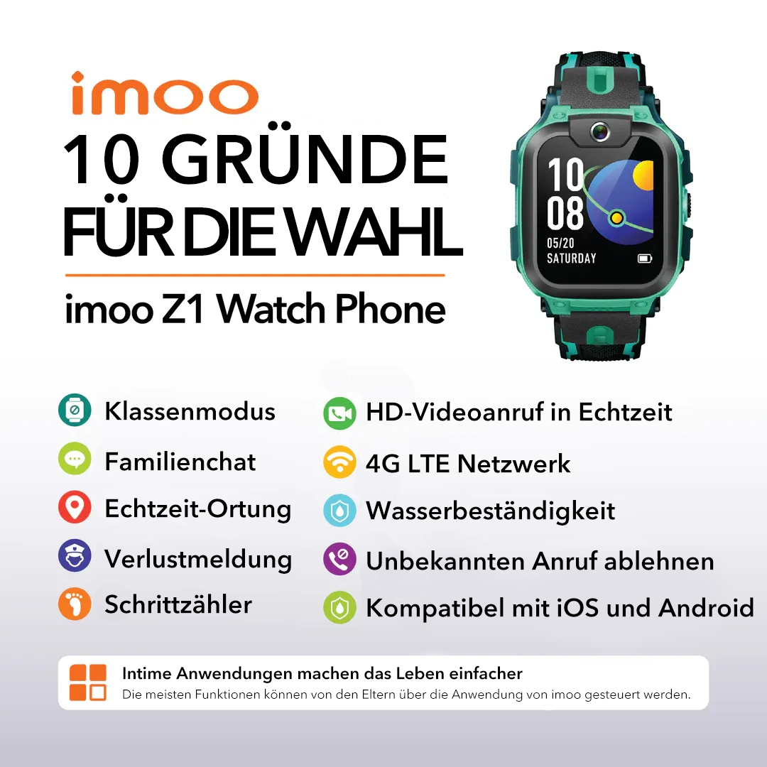 Die imoo Smartwatch Z1 - DE