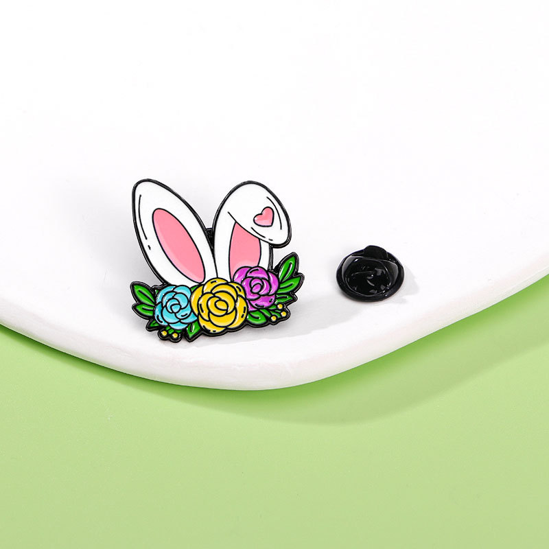 Easter Bunny Egg Badge