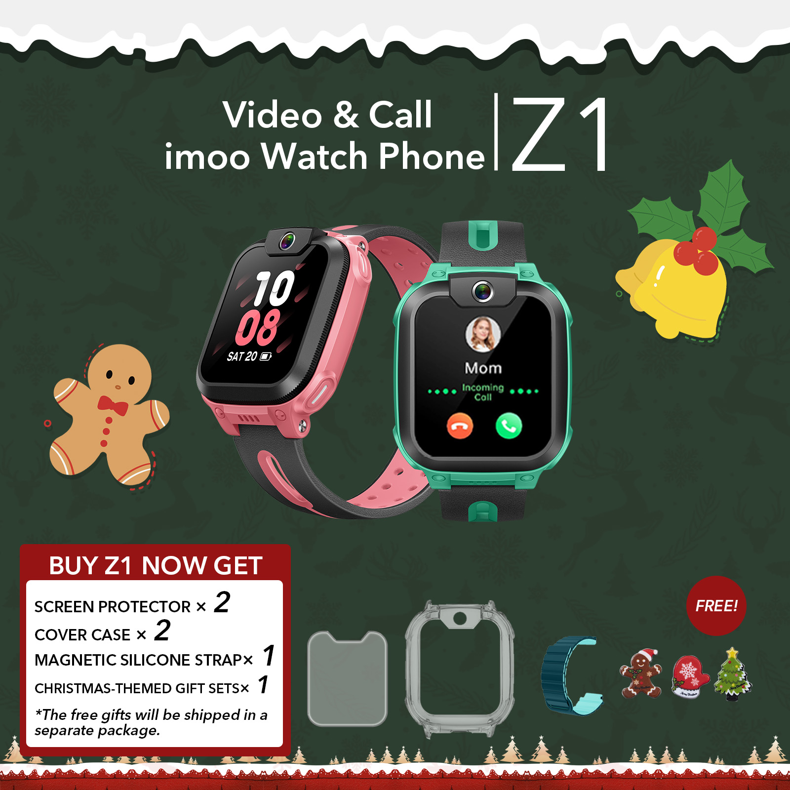 Kids Watches - The imoo Watch Phone Z1 and Smart Watch for Kids - Perfect Children's Gift