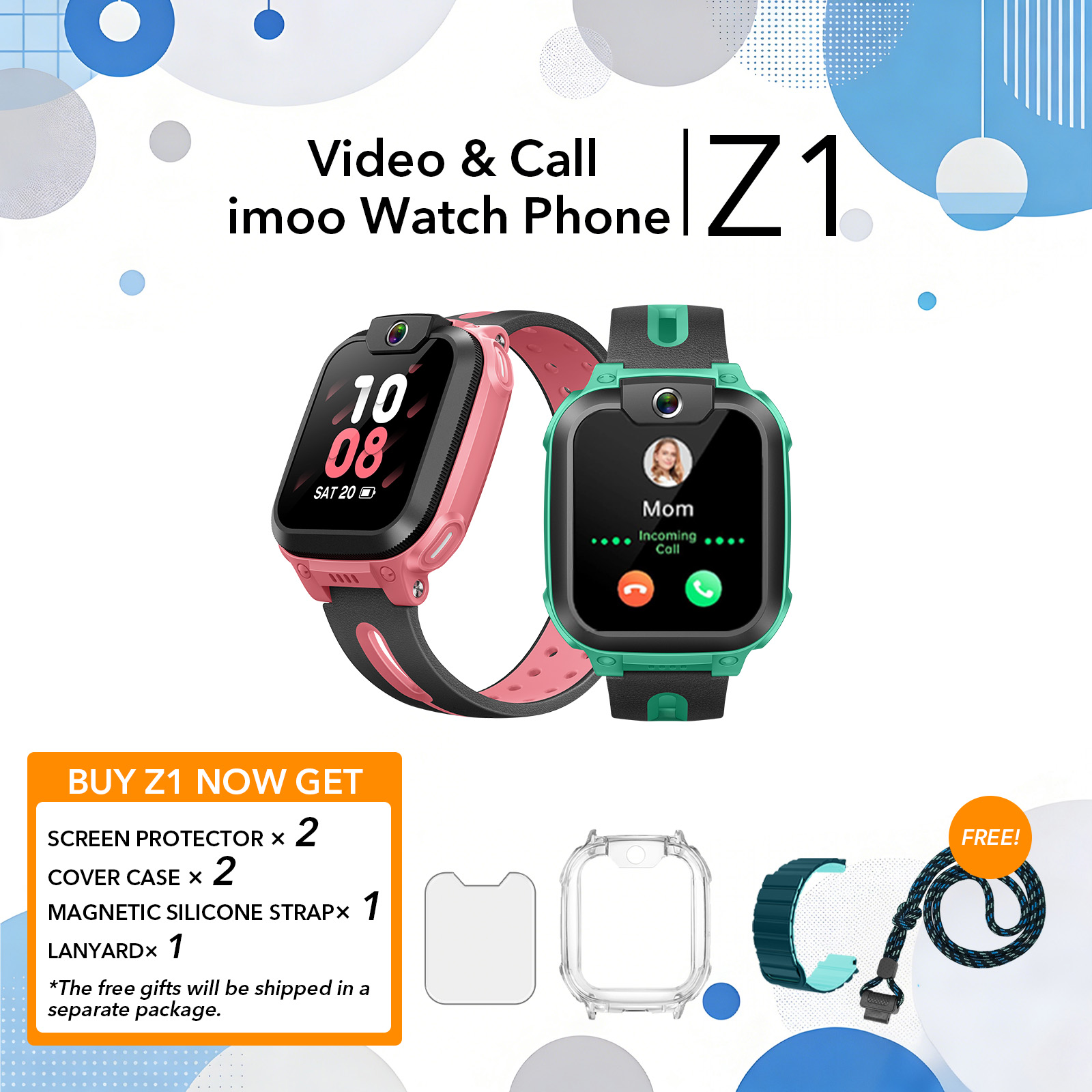 Kids Watches - The imoo Watch Phone Z1 and Smart Watch for Kids - Perfect Children's Gift