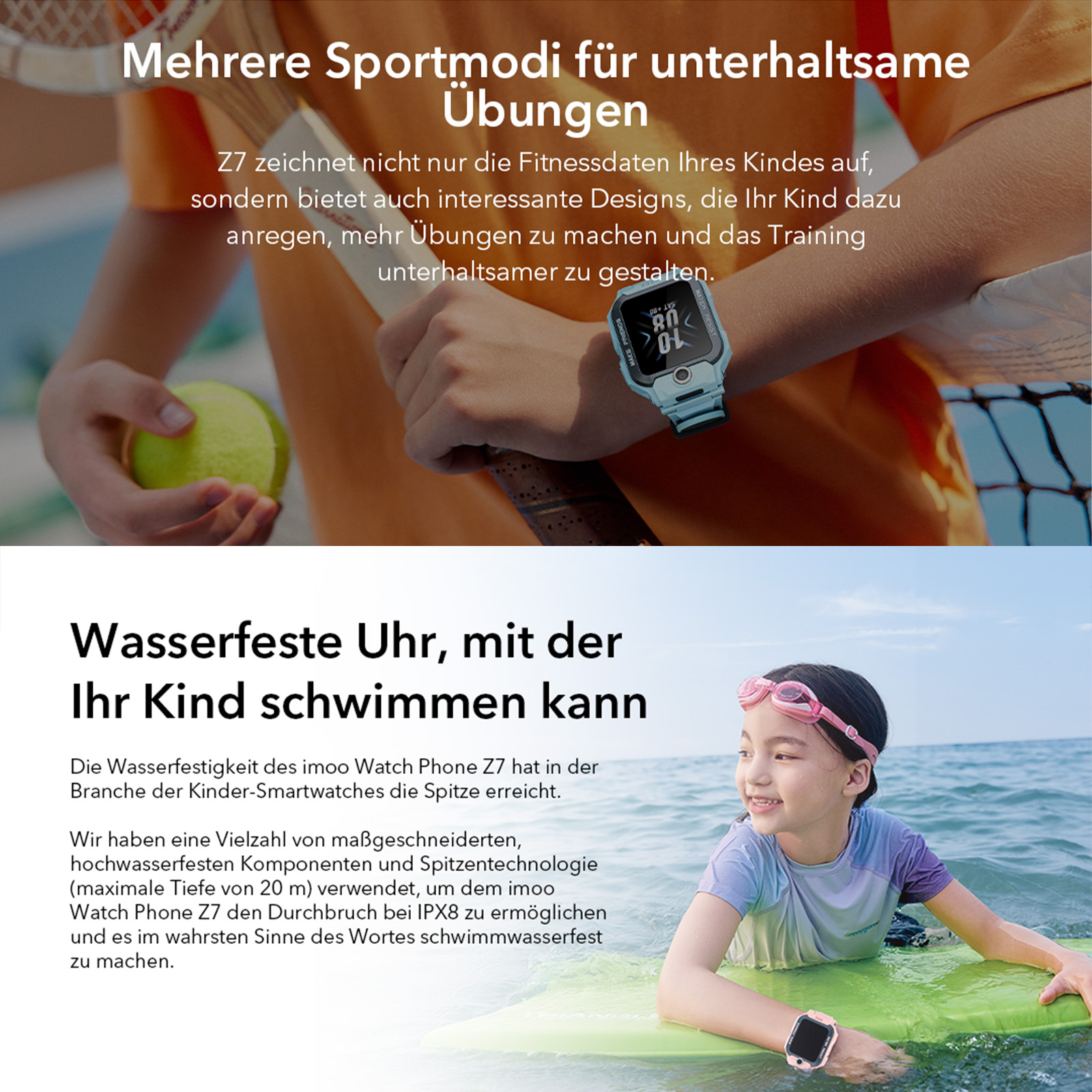 imoo Z7 Kinder-Smartwatch-Telefon – Das perfekte Geschenk für Kinder