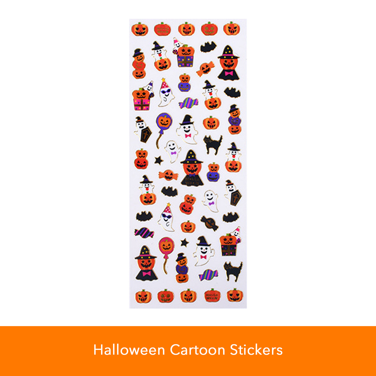 Halloween waterproof cartoon stickers