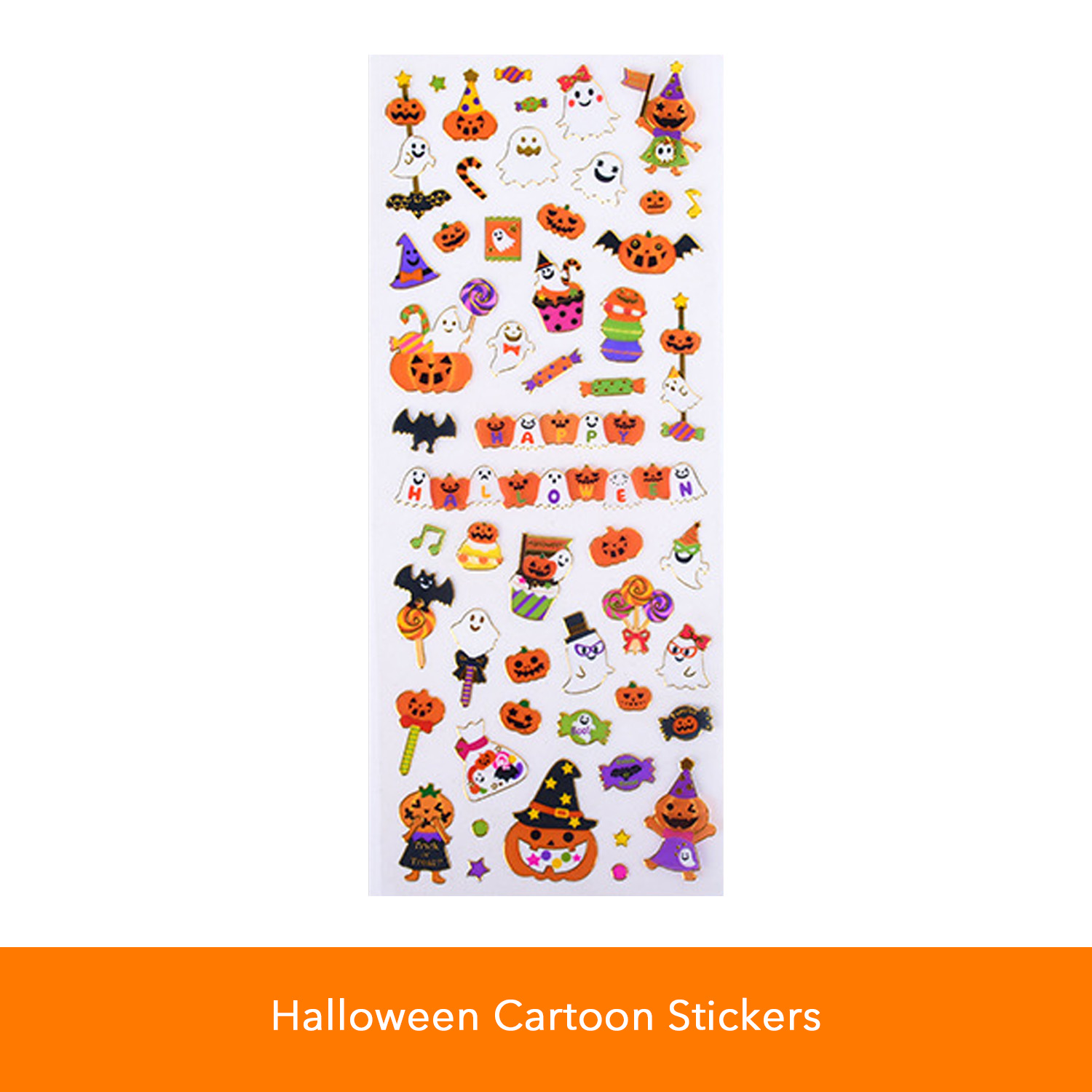Halloween waterproof cartoon stickers