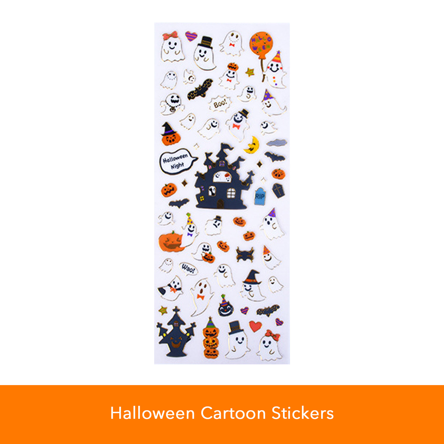 Halloween waterproof cartoon stickers