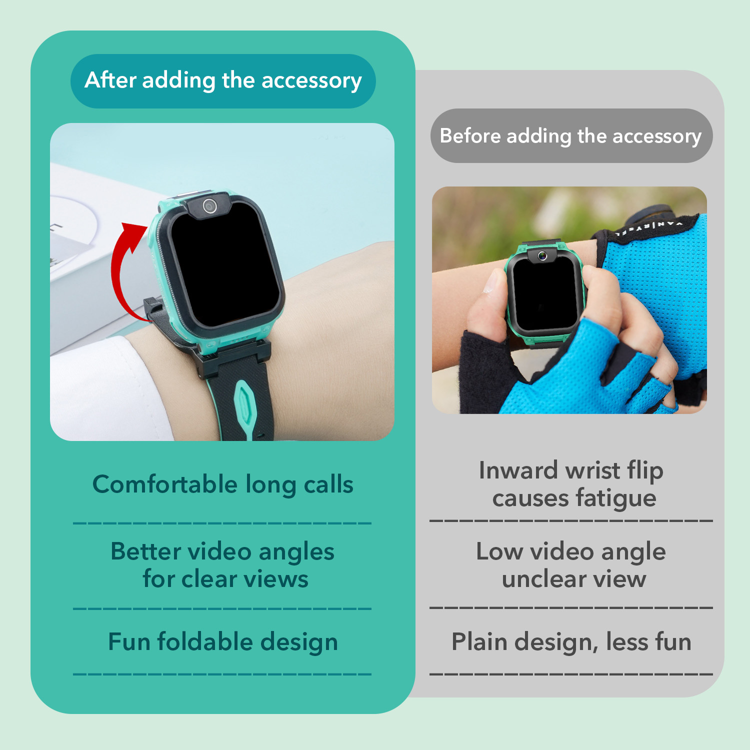 Foldable Bracket for imoo Watch Phone Z1/Z3