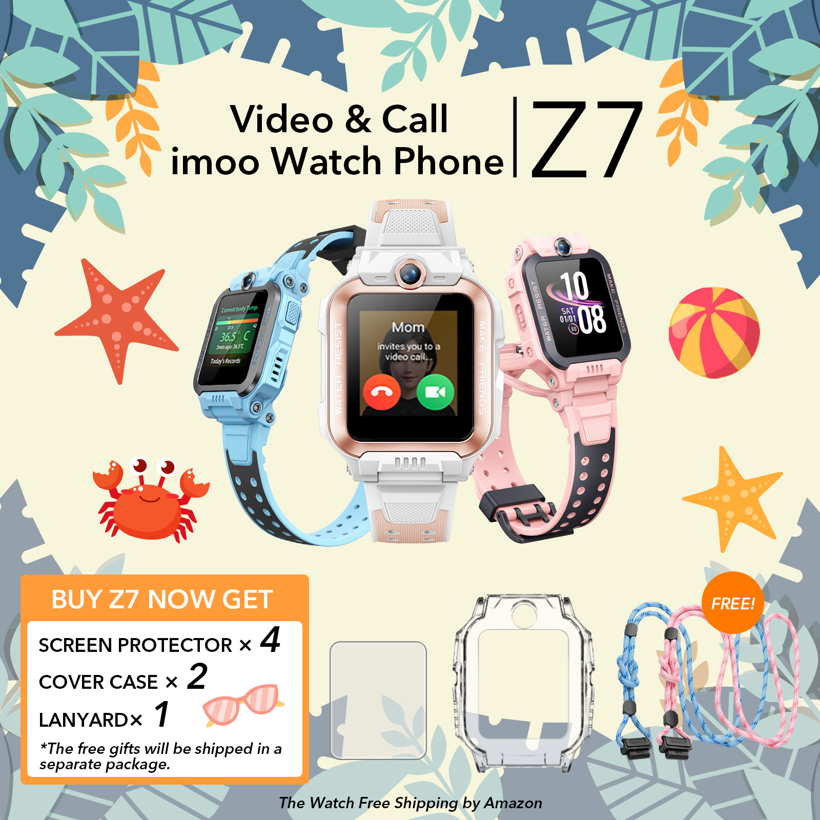 Prime Day Sale - imoo Z7 Kids Smart Watch Phone - Perfect Children's Gift