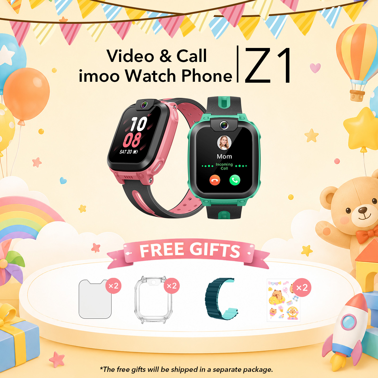 Kids Watches - The imoo Watch Phone Z1 and Smart Watch for Kids - Perfect Children's Gift