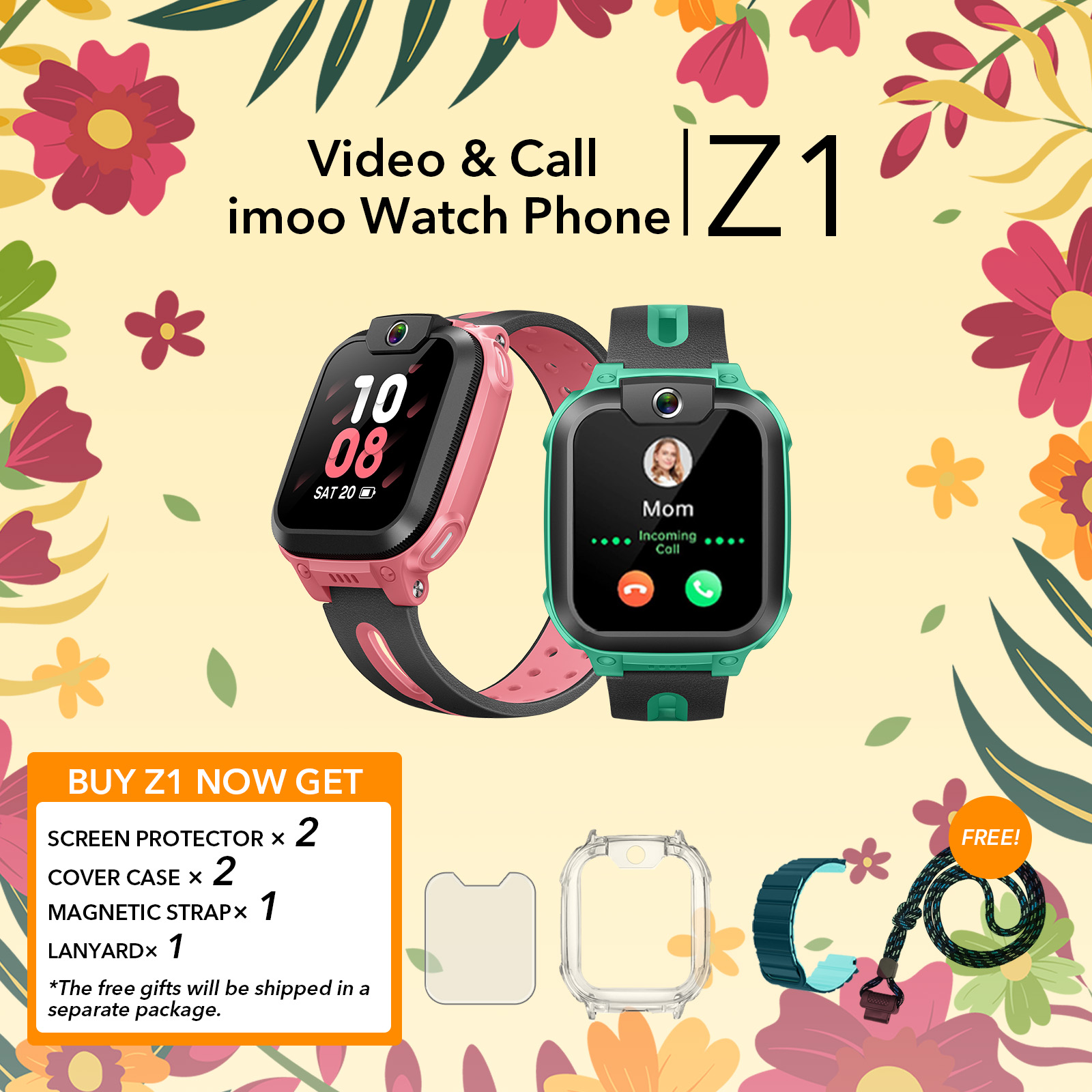 Kids Watches - The imoo Watch Phone Z1 and Smart Watch for Kids - Perfect Children's Gift