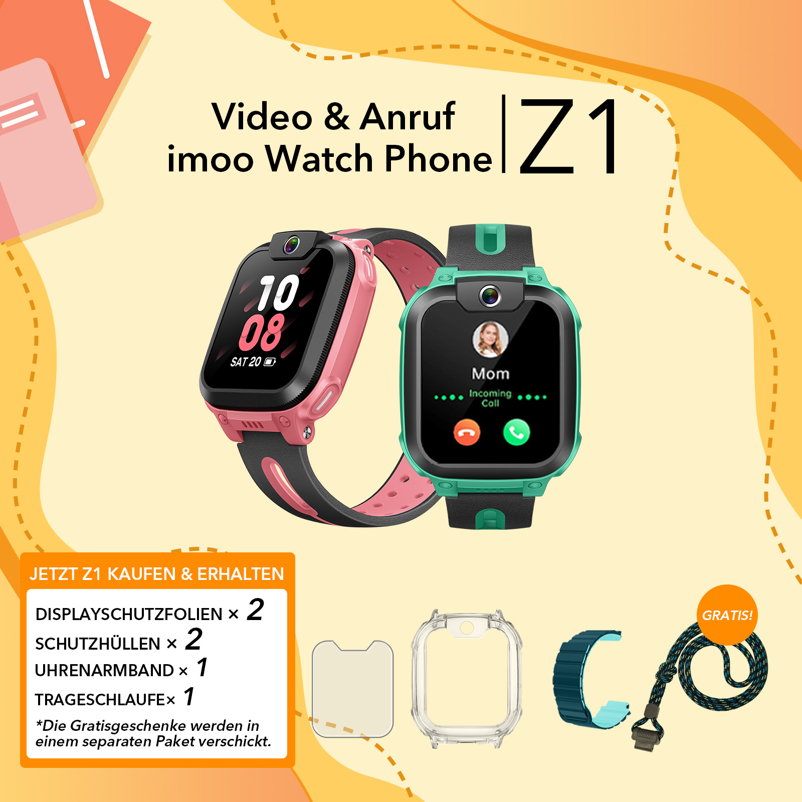 Die imoo Smartwatch Z1 - DE
