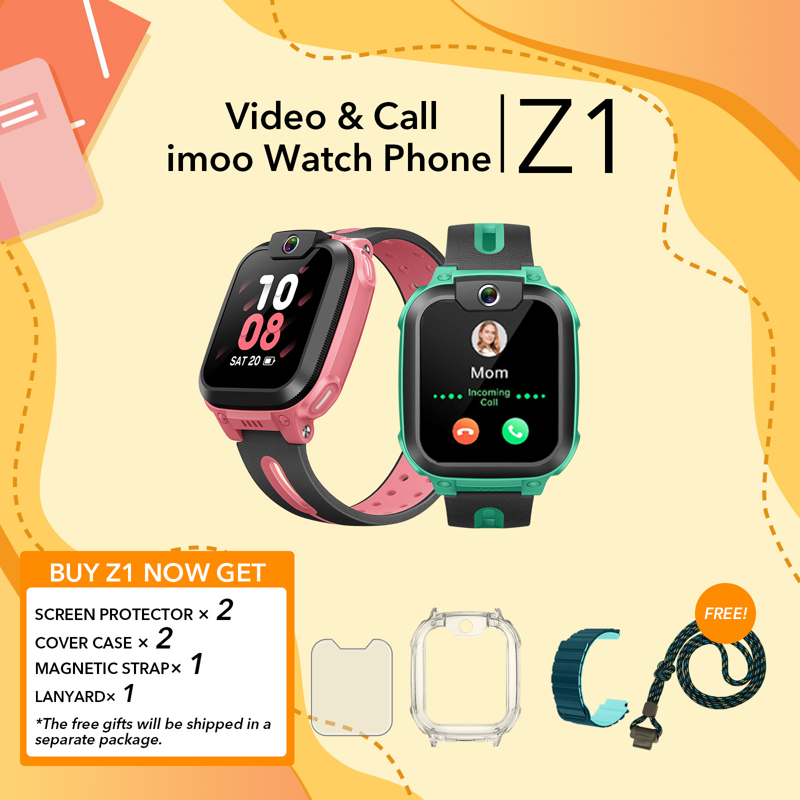 Kids Watches - The imoo Watch Phone Z1 and Smart Watch for Kids - Perfect Children's Gift