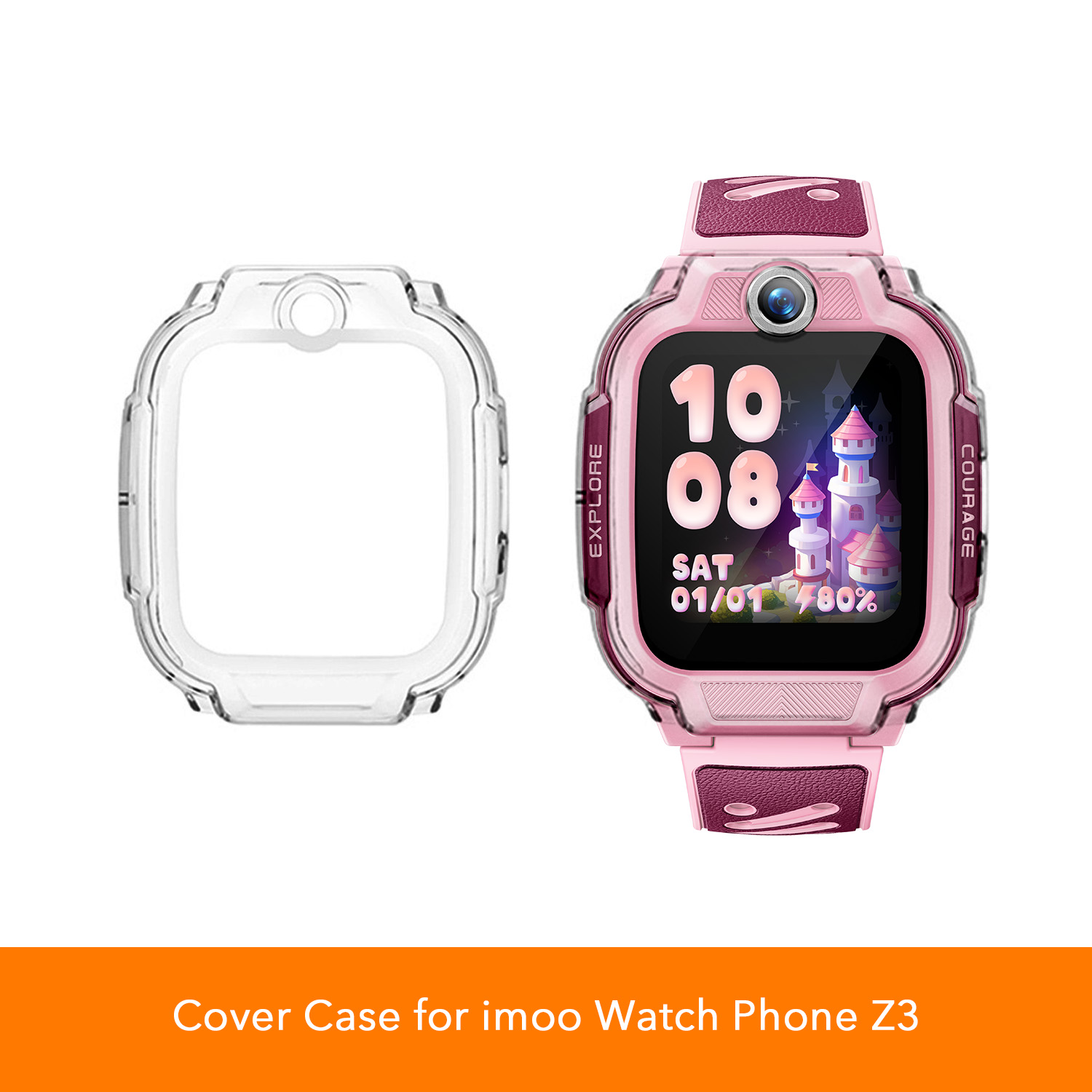 Cover Case for imoo Watch Phone Z3【2-Pack】