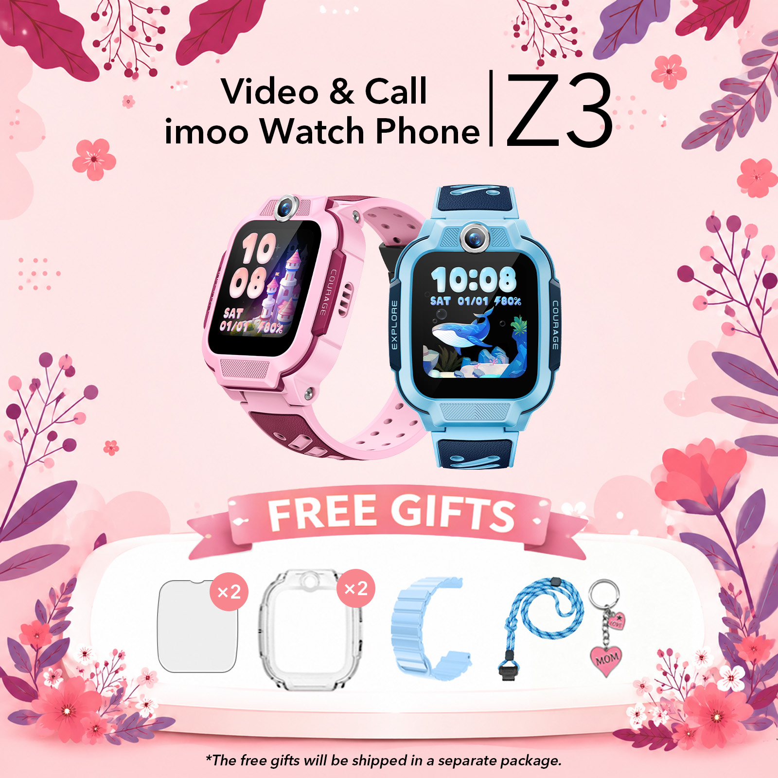 Kids Watches - The imoo Watch Phone Z3 and Smart Watch for Kids - Perfect Children's Gift