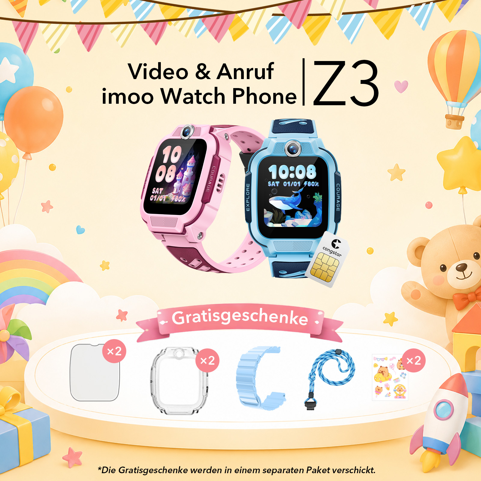 Die imoo Watch Phone Z3 – eine Smartwatch für Kinder - DE