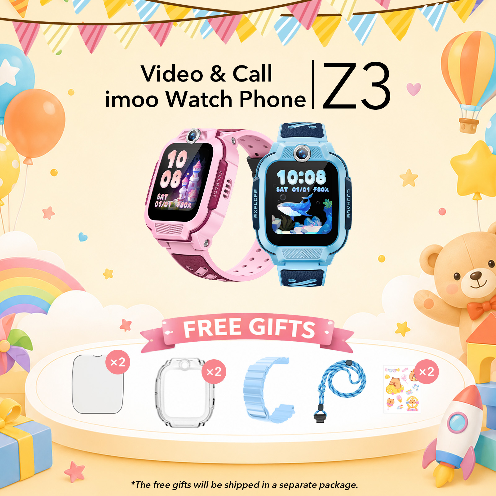 Kids Watches - The imoo Watch Phone Z3 and Smart Watch for Kids - Perfect Children's Gift