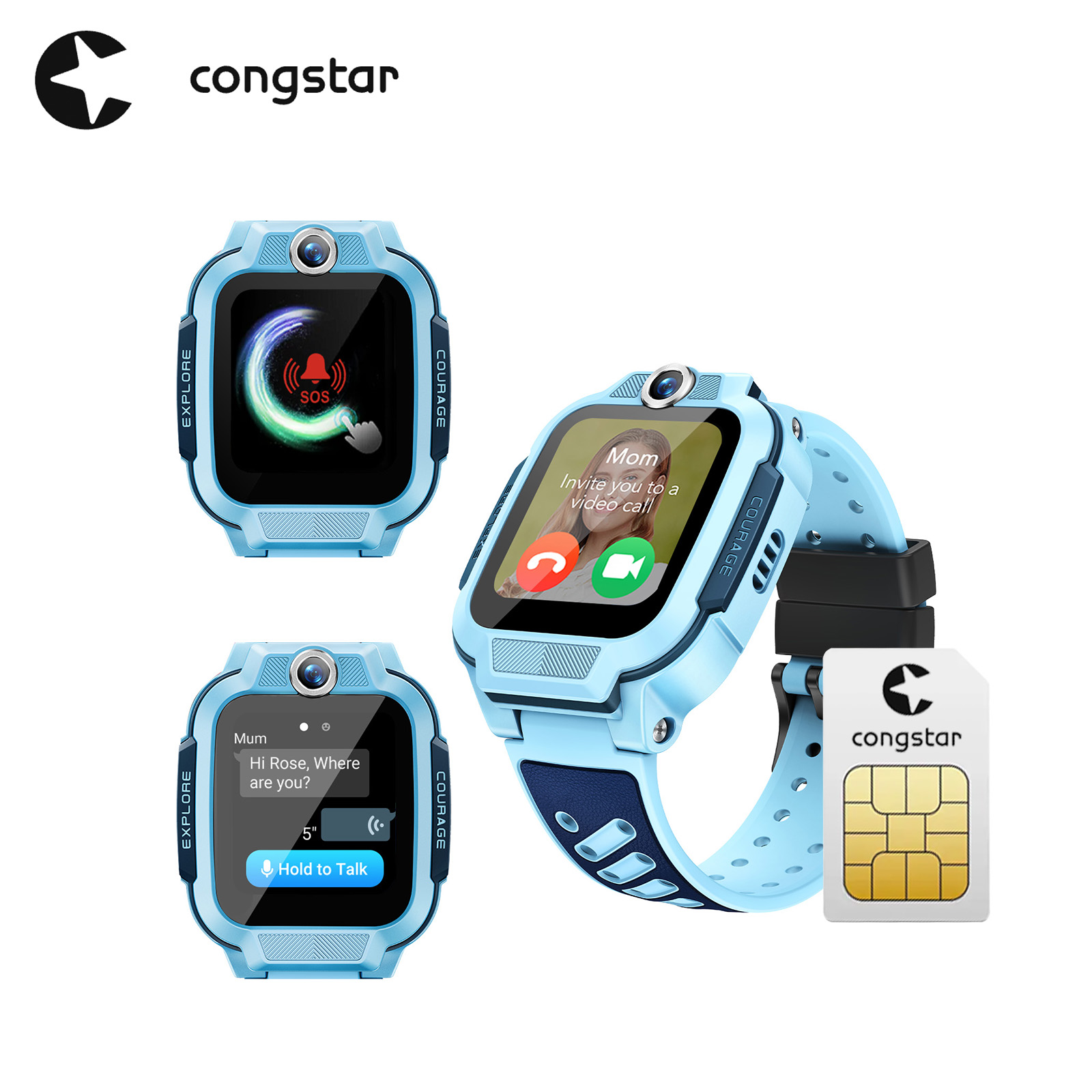 Die imoo Watch Phone Z3 – Kinder Smartwatch inkl. congstar Prepaid SIM