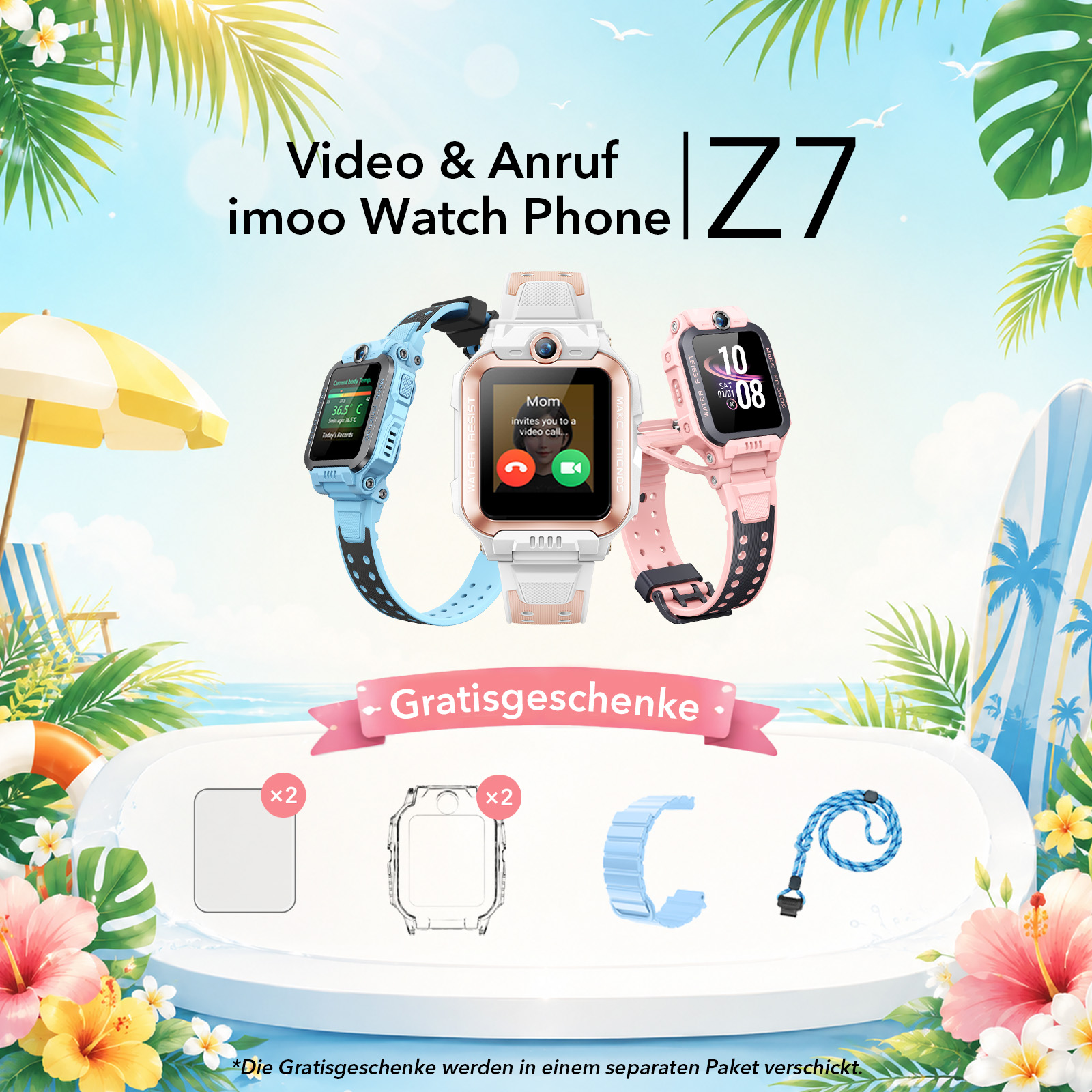 imoo Z7 Kinder-Smartwatch-Telefon – Das perfekte Geschenk für Kinder