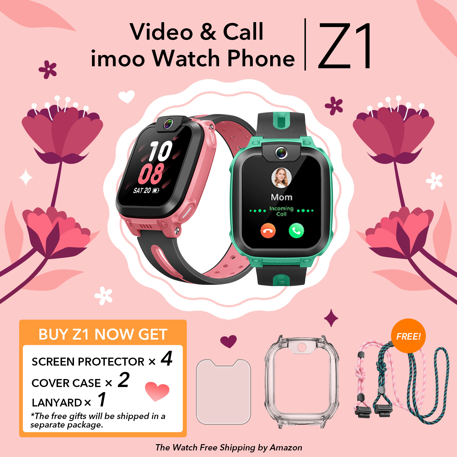 Kids Watches - The imoo Watch Phone Z1 and Smart Watch for Kids - Perfect Children's Gift