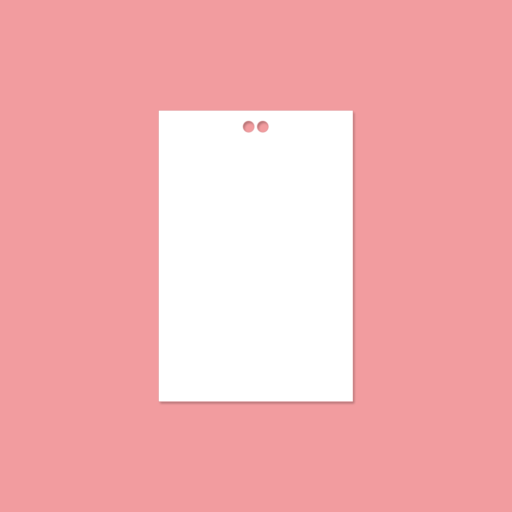 10x15cm Customize Logo Personalize Printing Necklace Earrings Jewelry Display Cards